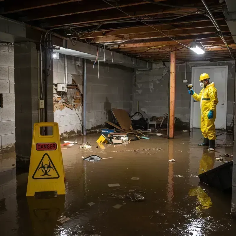 Flooded Basement Electrical Hazard in Douglas County, MN Property